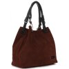 Kožené kabelka shopper bag Vittoria Gotti hnědá V90047CH